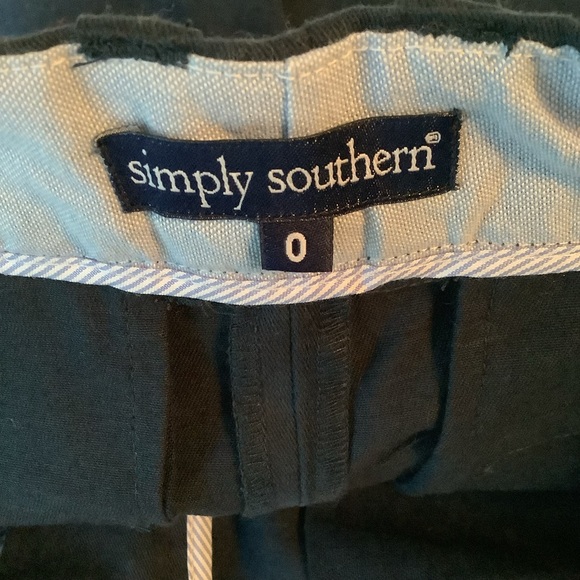 Simply Southern Shorts Navy Size 0 New - Picture 8 of 11